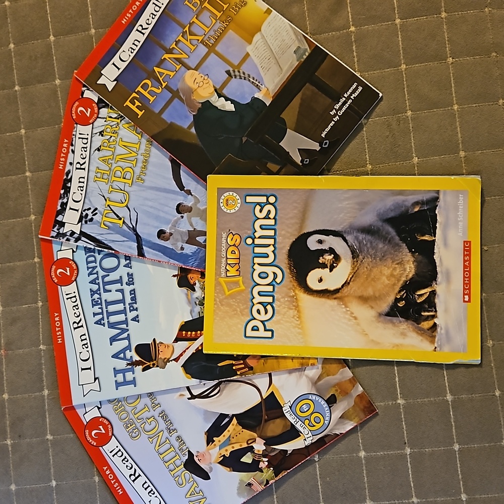 Lot of 5, Level 2, I Can Read Books, Nonfiction